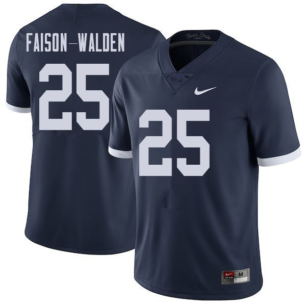 NCAA Nike Men's Penn State Nittany Lions Brelin Faison-Walden #25 College Football Authentic Throwback Navy Stitched Jersey EFP0598GQ